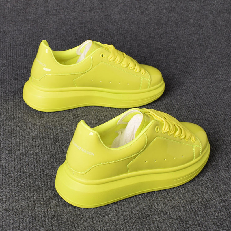 Women Shoes Tennis - Chaussures décontractées blanches laquées 2025 pour
